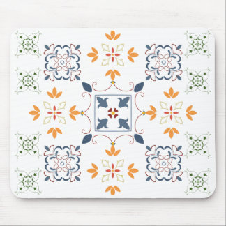 Arabesque Pattern Mouse Pad – Colourful Geometric 