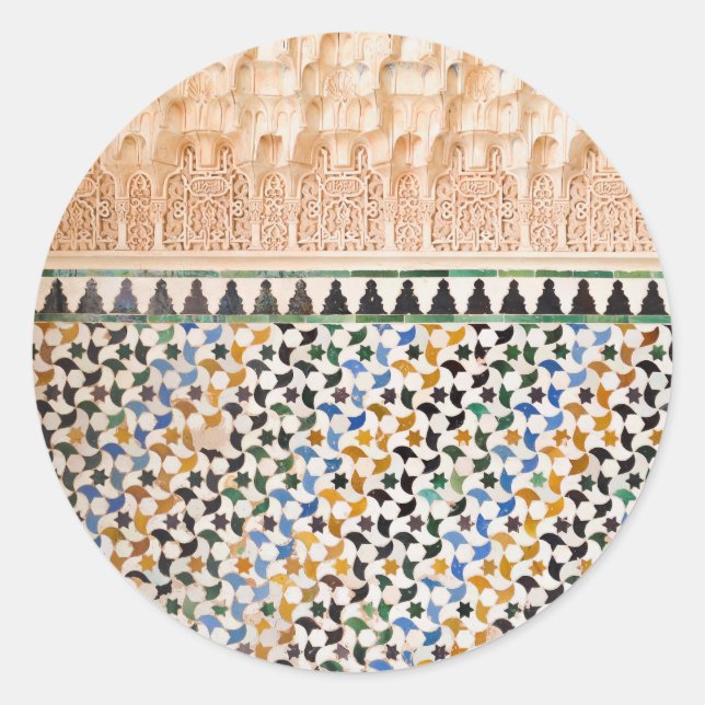 Arabesque Patterned Stickers (Front)