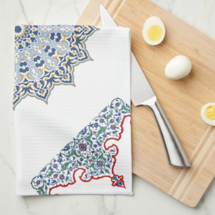 Arabesque Persian Oriental Arabic Turkish Decor Tea Towel