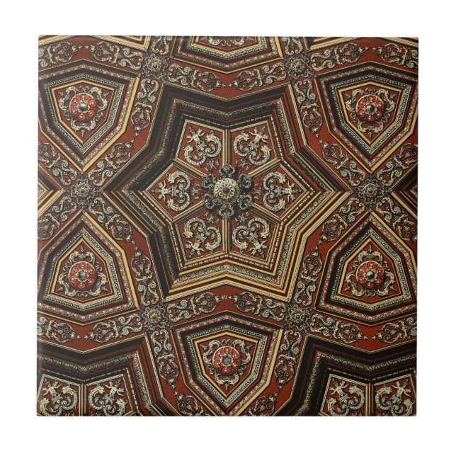 Arabesque Renaissance A Venetian Tapestry Ceramic Tile (Front)