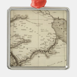 Arabia 2 metal ornament