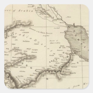 Arabia 2 square sticker