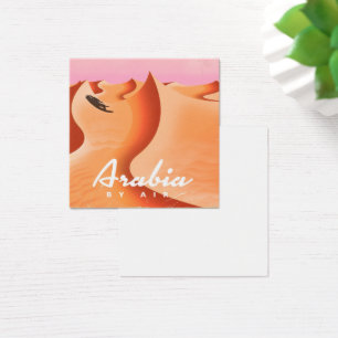 Arabia By Air travel poster