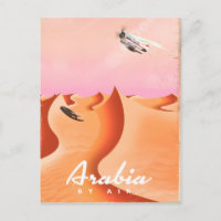 Arabia By Air travel poster