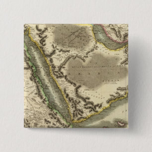 Arabia, Egypt, Abyssinia, Red Sea 15 Cm Square Badge