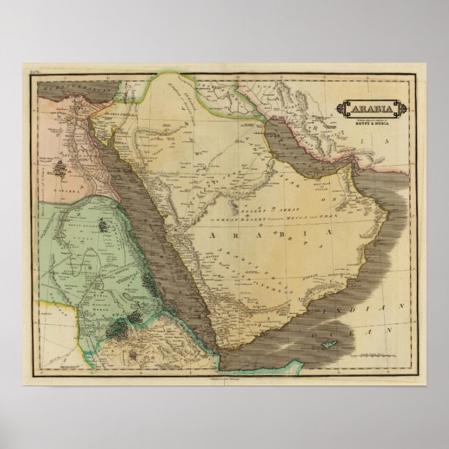 Arabia, Egypt, Nubia Poster (Front)