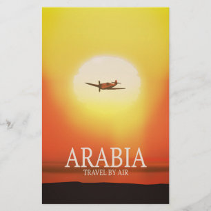 Arabia "Travel By Air" Stationery