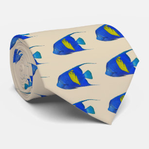 Arabian angelfish tie