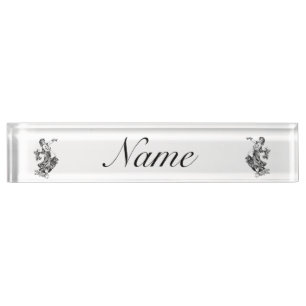 Arabian Belly Dancer Vintage Art Thunder_Cove Nameplate