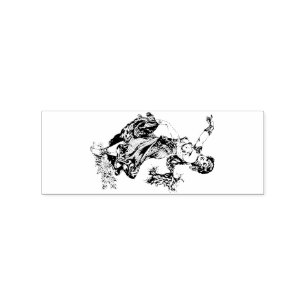 Arabian Belly dancer Vintage Art Thunder_Cove Rubber Stamp