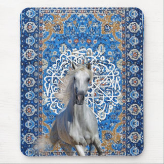 Arabian calligraphy horse mouse pad