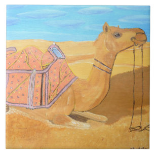 Arabian Camel Ceramic Tile