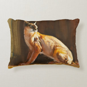 Arabian Caracal 2010 Decorative Cushion