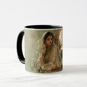 Arabian Courtyard Jasmine Aesthetic Design Mug
