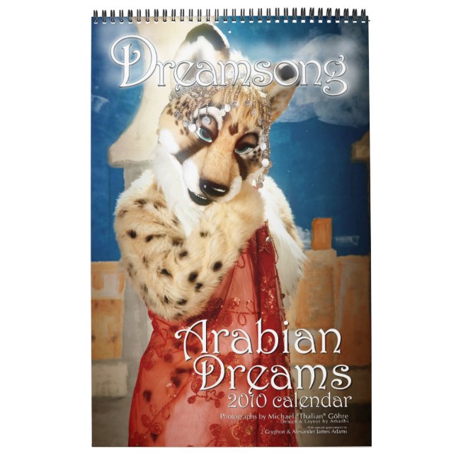 Arabian Dreams 2010 Calendar (Cover)