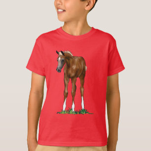 Arabian Foal hooded Kids Sweatshirt T-Shirt