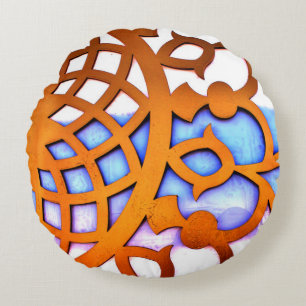 Arabian Gate Design Round Cushion