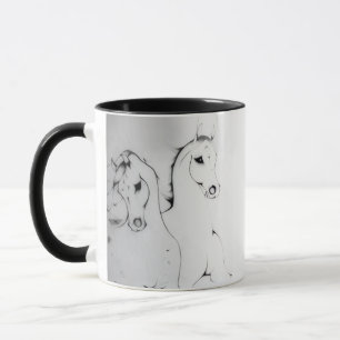 "Arabian Horse" by Adelia Audi Mug