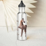 Arabian horse gifts personalised name 710 ml water bottle<br><div class="desc">Wild and free Arabian horse gifts personalised name water bottle,  gracious Arabian brown horse ,  beautiful personalised gift for horse lovers.</div>