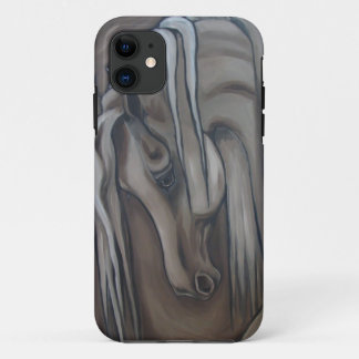 Arabian Horse Grey iPhone 11 Case