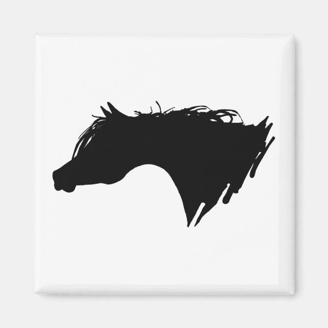 Arabian Horse Head Magnet (Front)