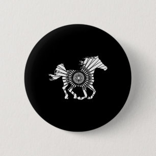 Arabian Horse Horseback Riding Endurance Pony Gift 6 Cm Round Badge