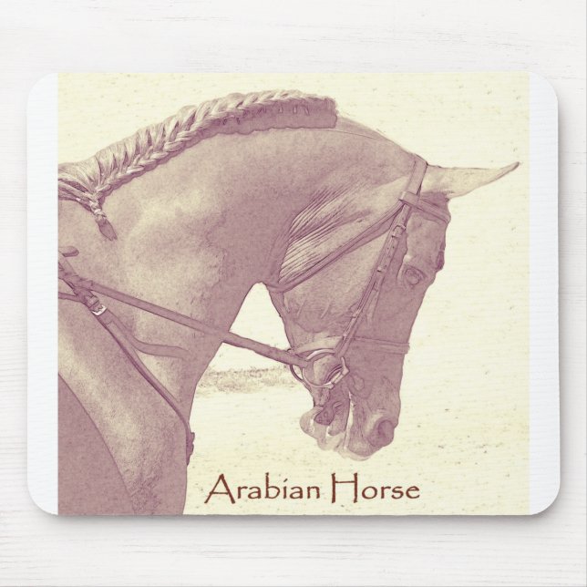 Arabian Horse Mouse Pad (Front)