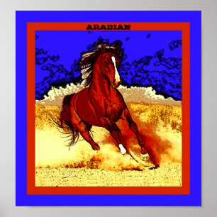 Arabian Horse Poster