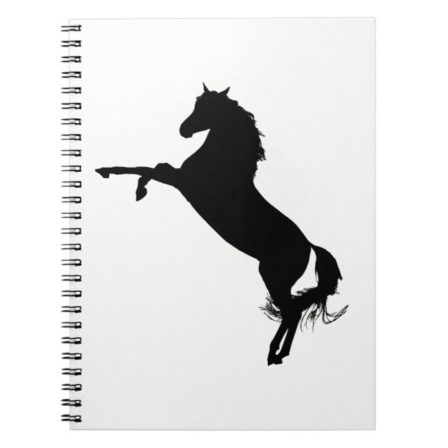Arabian Horse Silhouette Notebook (Front)