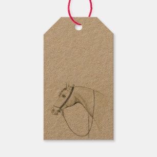 Arabian Horse - vintage drawing Gift Tags