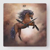 Arabian Horse Wall Clock