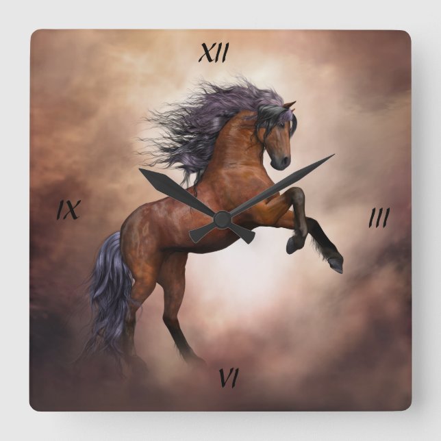 Arabian Horse Wall Clock (Front)
