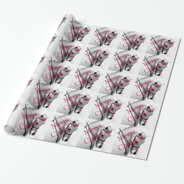 Arabian Horse Wrapping Paper (Unrolled)