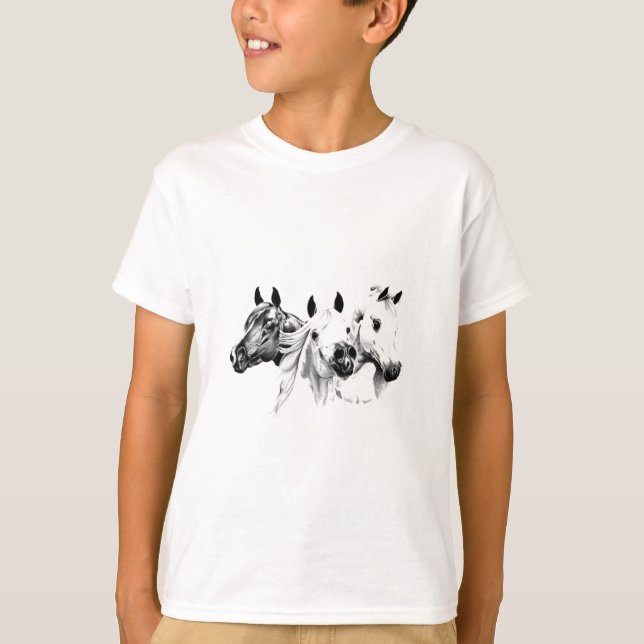 Arabian Horses T-Shirt (Front)