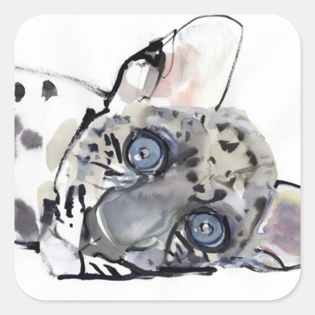 Arabian Leopard 2008  3 Square Sticker (Front)