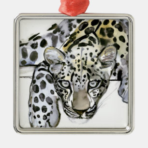 Arabian Leopard 2008  6 Metal Ornament