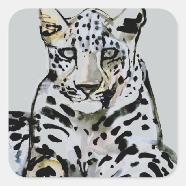 Arabian Leopard 2008  7 Square Sticker (Front)