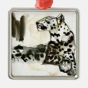 Arabian Leopard 2008 Metal Ornament