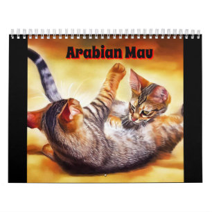 Arabian Mau Cat Calendar
