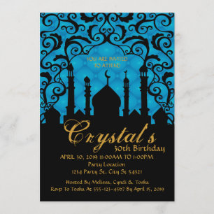 Arabian Nights, 30th Birthday Invitations