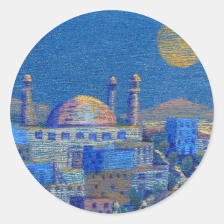 Arabian Nights Classic Round Sticker