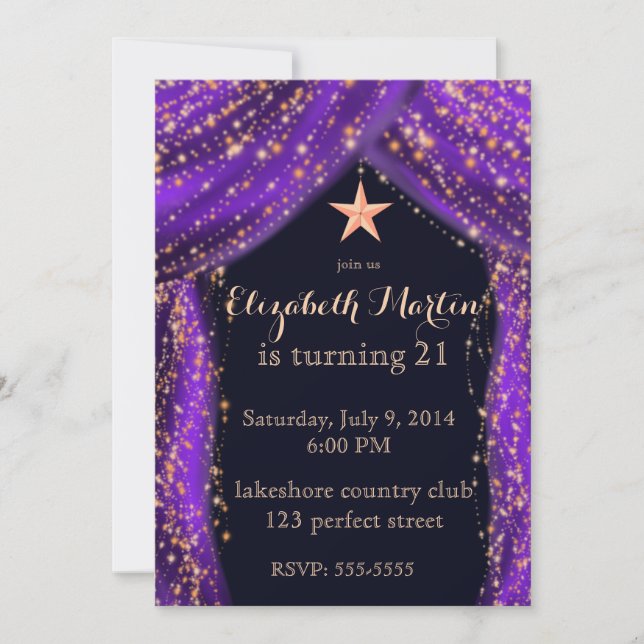 Arabian Nights Invitation (Front)