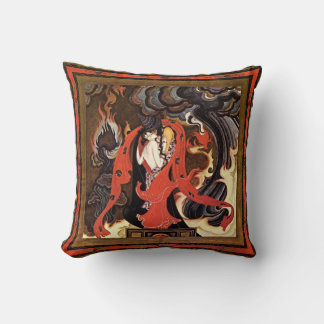 Arabian Nights lovers illustration by Kay Nielsen Cushion
