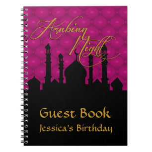 Arabian Nights Party Guest Book