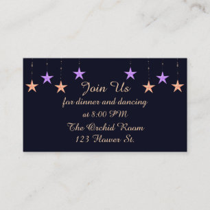 Arabian Nights Reception Cards