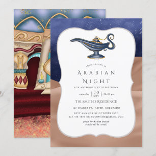 Arabian Nights Themed Party Invitation