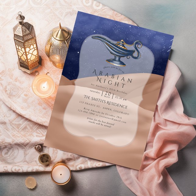 Arabian Nights Themed Party Invitation (Creator Uploaded)