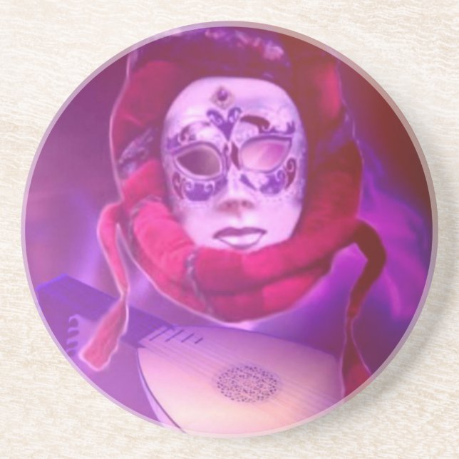 Arabian Oud Player Coaster (Front)