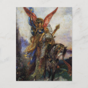 “Arabian Poet” Angel Art by Gustave Moreau Postcard
