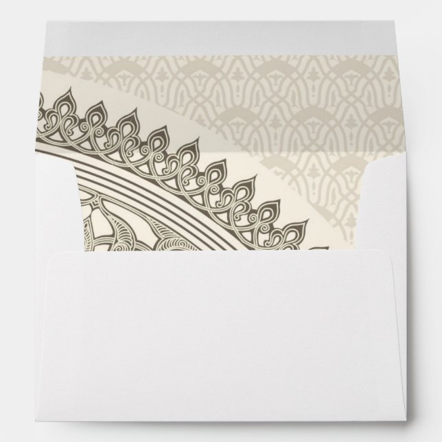 Arabian style lace envelope (Back (Bottom))